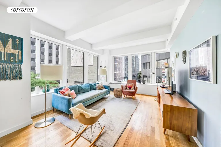 New York City Real Estate | View 90 William Street, 4B | 2 Beds, 2 Baths | View 1