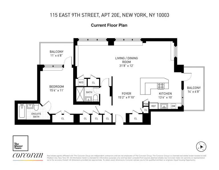 115 East 9th Street, 20E | floorplan | View 18