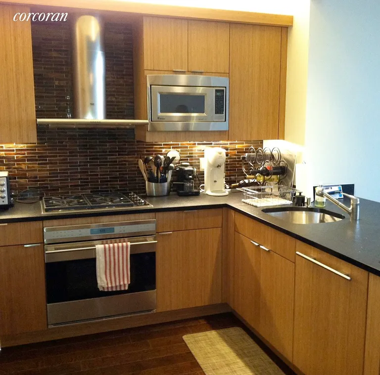 New York City Real Estate | View 70 Little West Street, 7F | Open Kitchen that vents out | View 2