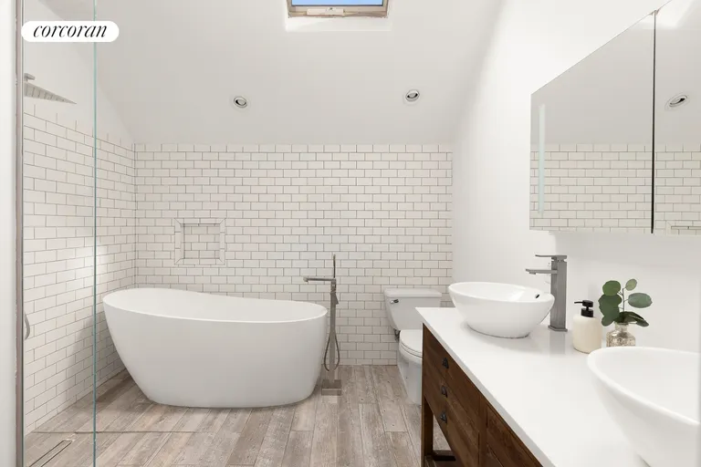 New York City Real Estate | View 278A 1st Street | Spa inspired Wet bathroom | View 11