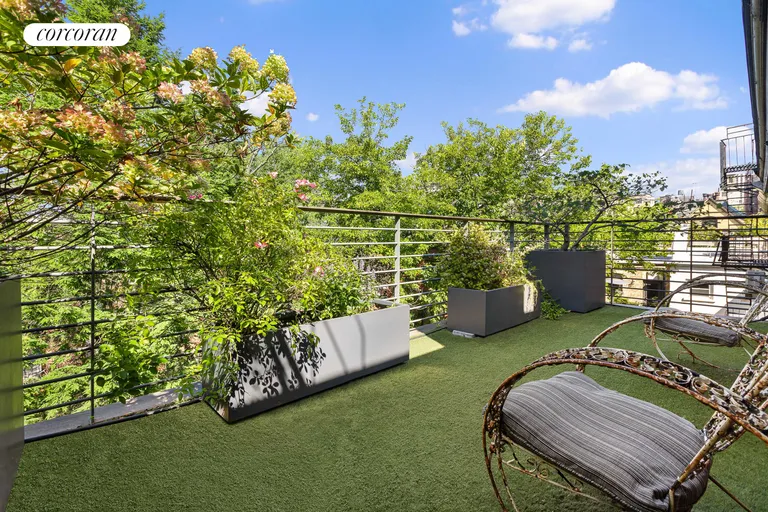 New York City Real Estate | View 12 Sidney Place | Upper Floor Terrace | View 15