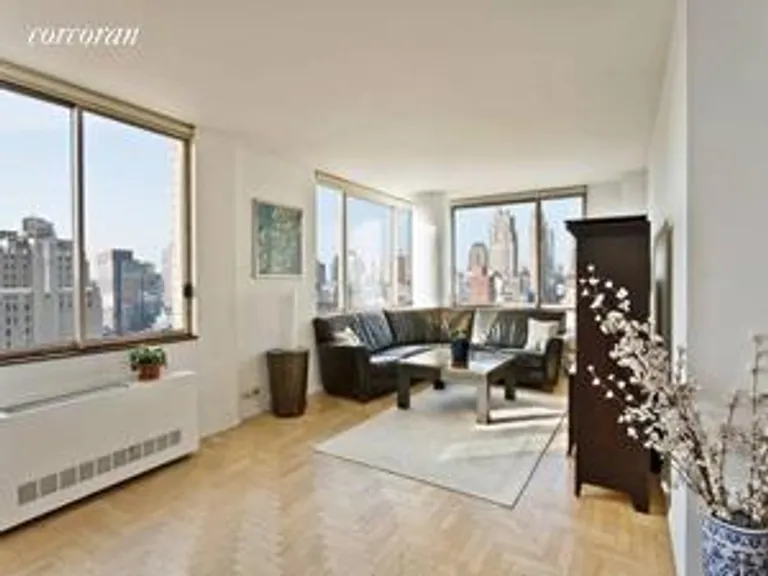 New York City Real Estate | View 350 West 50th Street, 21F | 2 Beds, 2 Baths | View 1
