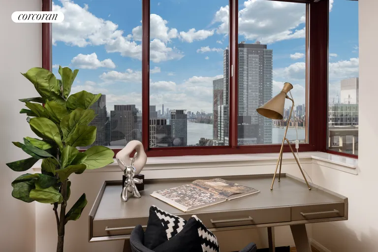 New York City Real Estate | View 4-74 48th Avenue, 38K | Area for Home Office | View 3