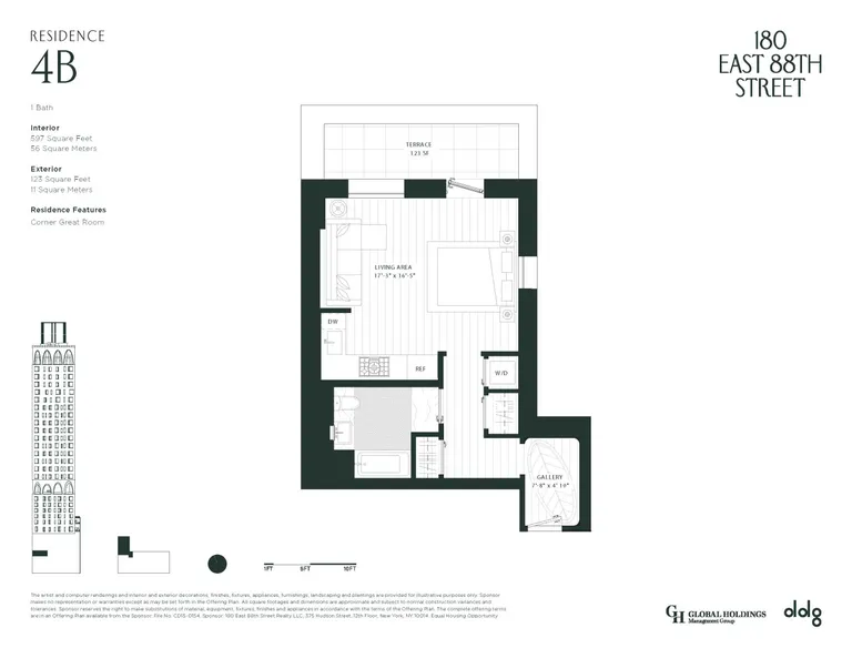 180 East 88th Street, PH44/46TER | floorplan | View 39