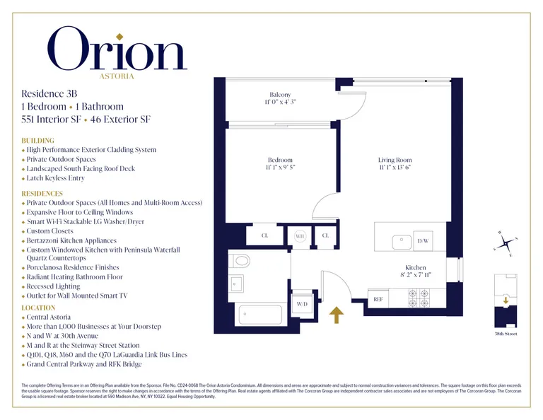 25-88 38th Street, 3B | floorplan | View 13