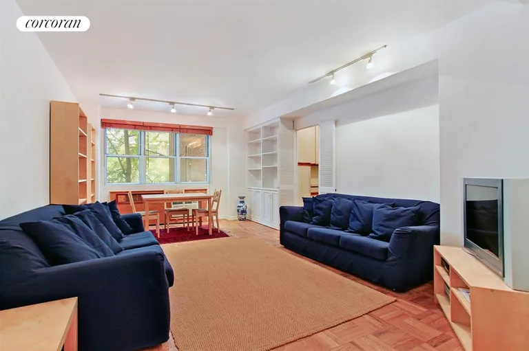 New York City Real Estate | View 345 West 58th Street, 2S | Spacious south facing living room | View 3