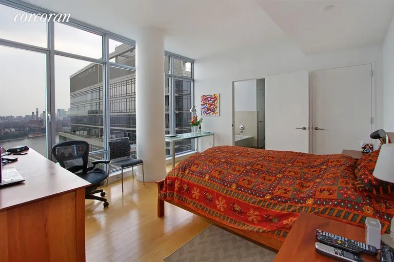 New York City Real Estate | View 1 NORTHSIDE PIERS, PH2 | Master Bedroom | View 11