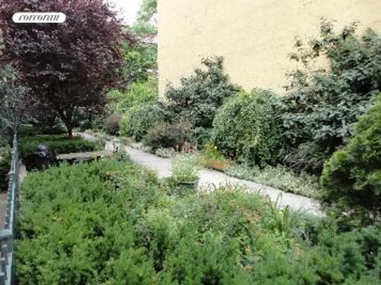 New York City Real Estate | View 371 West 117th Street, 5D | Side Garden | View 8