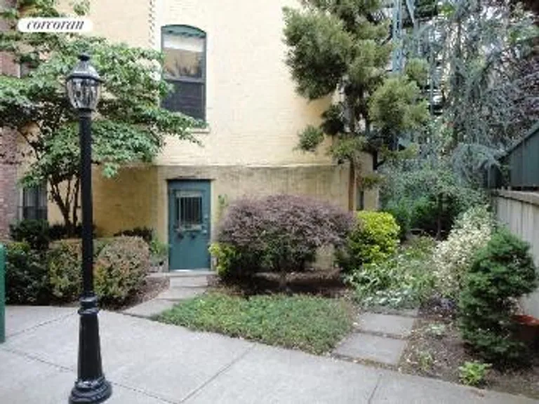 New York City Real Estate | View 371 West 117th Street, 5D | Side Court Garden | View 10