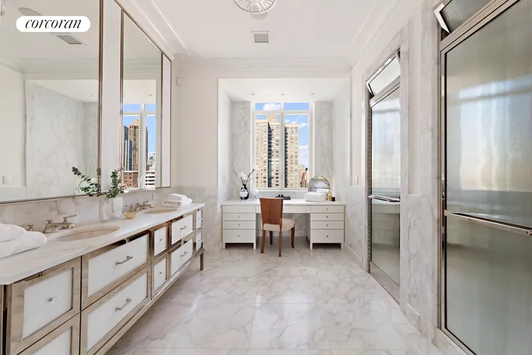 New York City Real Estate | View 20 East End Avenue, 16A | Primary Bathroom | View 15