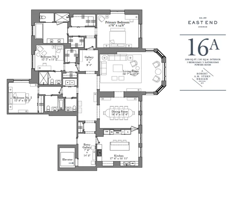 20 East End Avenue, 16A | floorplan | View 28