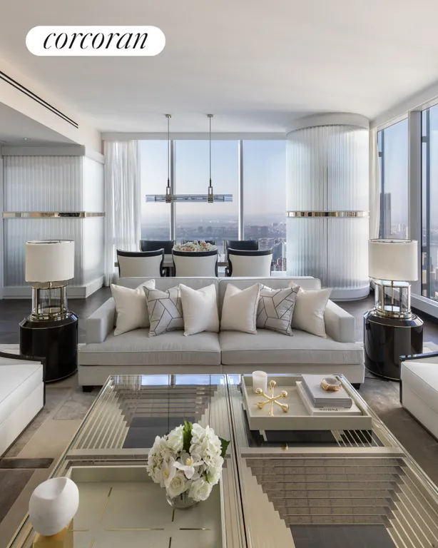 New York City Real Estate | View 217 West 57th Street, 60W | 3 Beds, 4 Baths | View 1