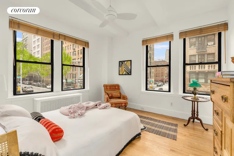 New York City Real Estate | View 21 East 10th Street, 2DE | Glorious Corner Bedroom | View 8