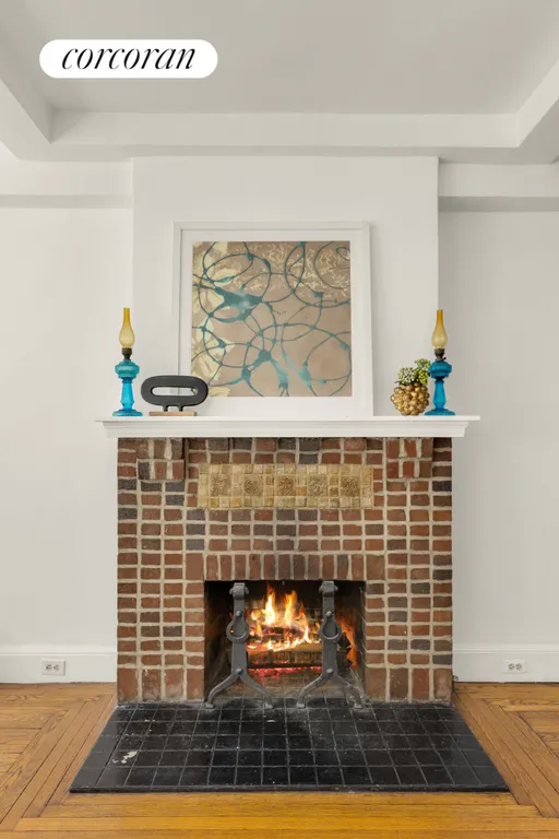New York City Real Estate | View 21 East 10th Street, 2DE | 1 of 2 Wood Burning Fireplaces | View 5