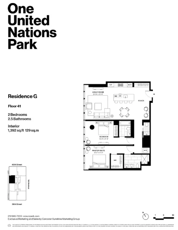 695 First Avenue, 41G | floorplan | View 21