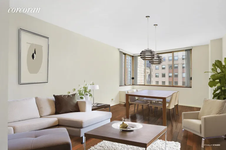 New York City Real Estate | View 350 West 50th Street, 16A | 1 Bath | View 1