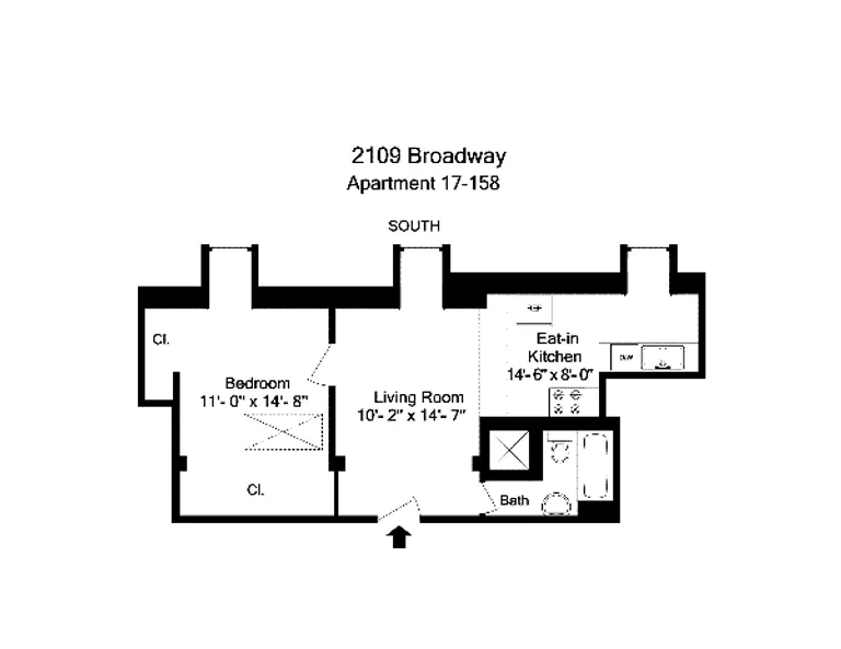 2109 Broadway, 17-158 | floorplan | View 5