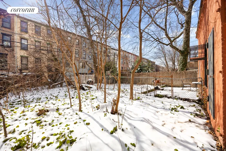 New York City Real Estate | View 382-384 Macon Street | Double Garden | View 11