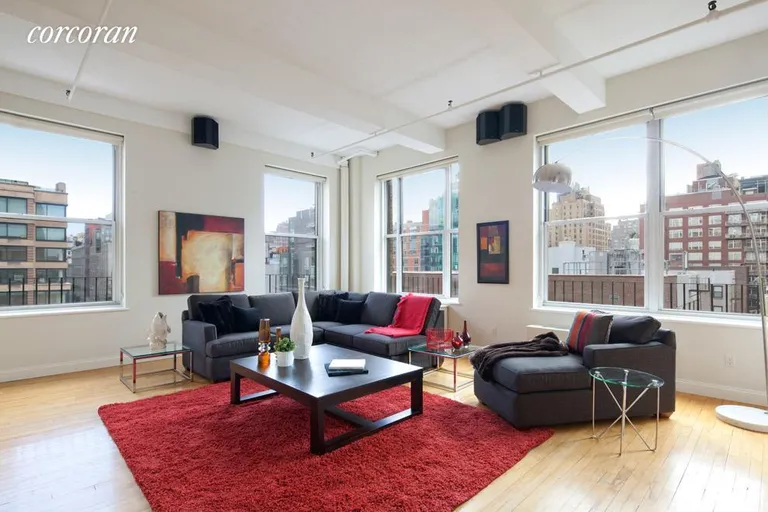 New York City Real Estate | View 205 West 19th Street, 6F | family room | View 2