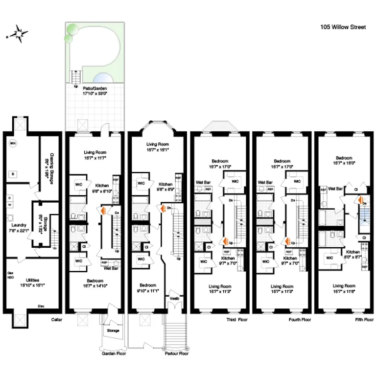 105 Willow Place | floorplan | View 5