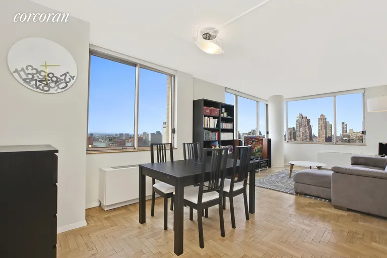 New York City Real Estate | View 350 West 50th Street, 34F | 2 Beds, 2 Baths | View 1