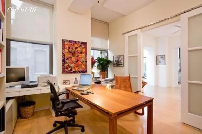 New York City Real Estate | View 345 West 13th Street, 2A | Guest Bedroom currently used as Office | View 3
