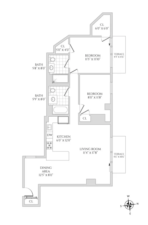 45-16 83rd Street, E8F | floorplan | View 8