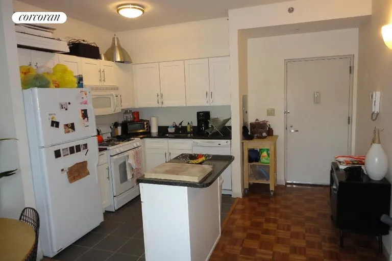 New York City Real Estate | View 218 Myrtle Avenue, 2H | Open Kitchen Concept w/Island | View 3