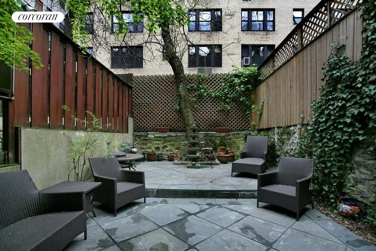 New York City Real Estate | View 234 East 74th Street, Gdn Trpx | Back Yard | View 3