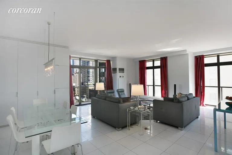 New York City Real Estate | View 100 United Nations Plaza, 15A | 2 Beds, 2 Baths | View 1