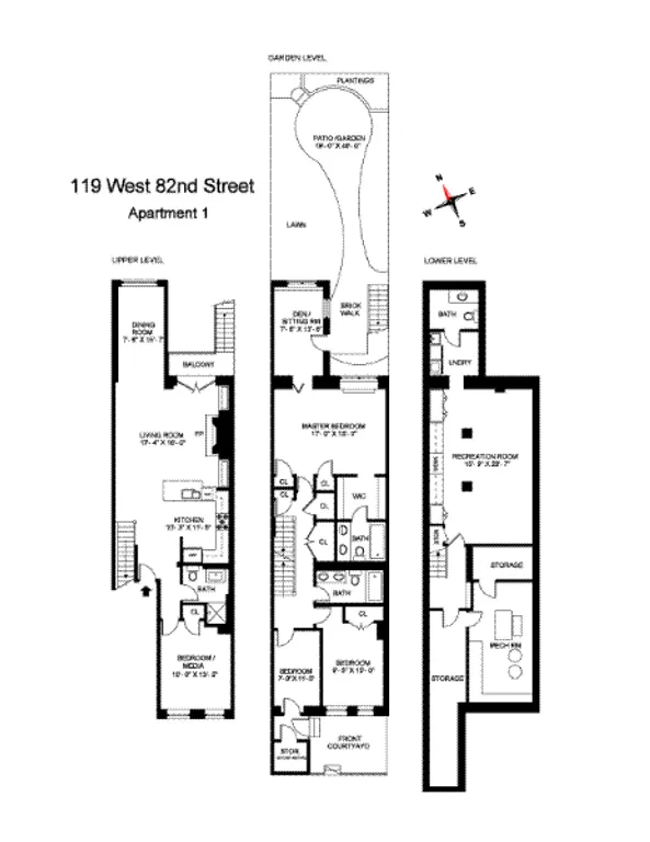 119 West 82nd Street, 1 | floorplan | View 25