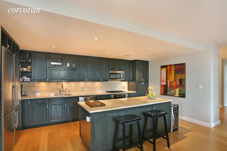 New York City Real Estate | View 333 Rector Place, 1105 | Kitchen | View 2