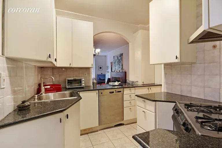 New York City Real Estate | View 171 West 12th Street, 1C | Windowed kitchen with granite counter tops. | View 3