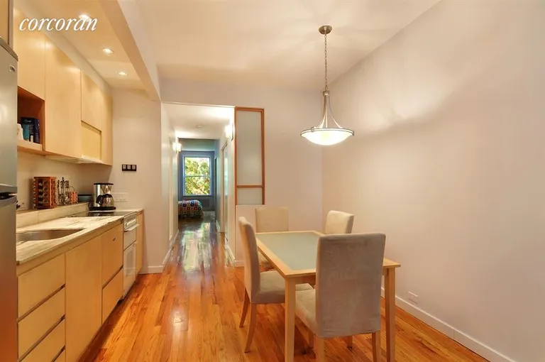 New York City Real Estate | View 32 Willow Place, 3 | sleek contemporary galley kitchen | View 2