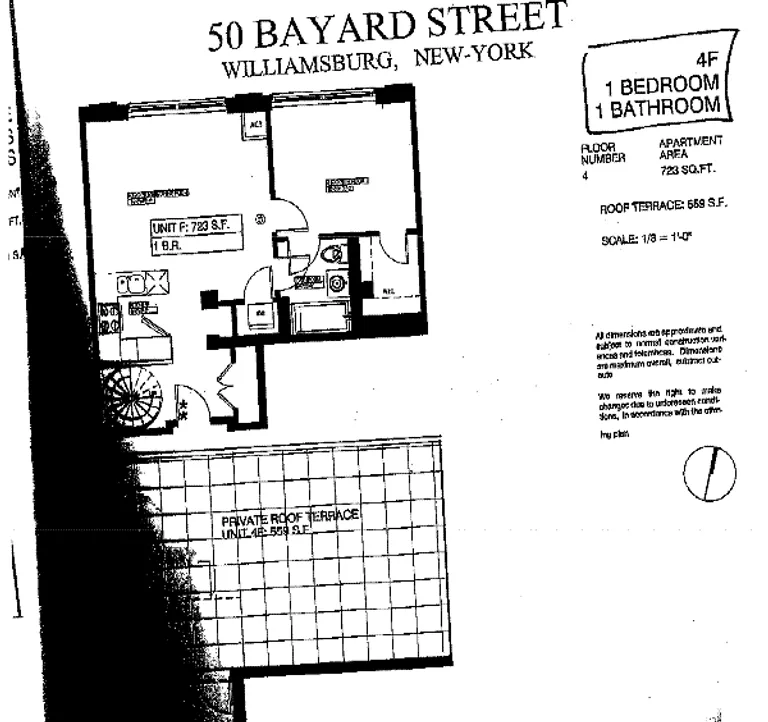50 Bayard Street, 4F | floorplan | View 9