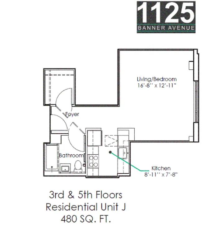 2750 East 12th Street, 3J | floorplan | View 1