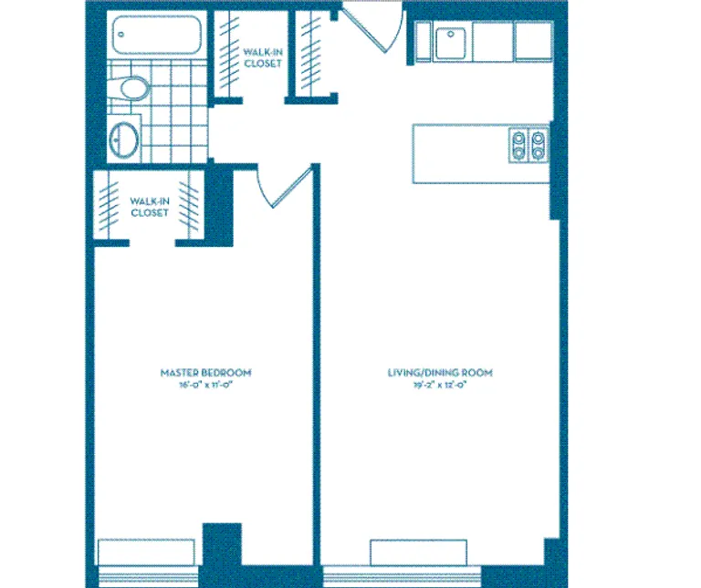 225 Rector Place, 12H | floorplan | View 9