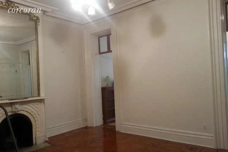 New York City Real Estate | View 88 6th Avenue, 1 | Parlor floor living area - original marble mantle | View 4