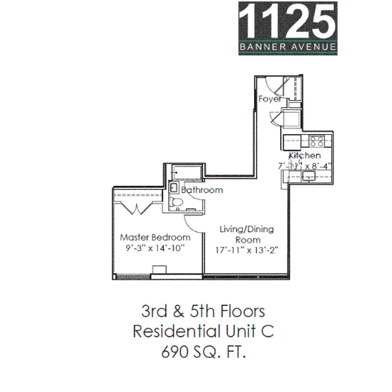 2750 East 12th Street, 5C | floorplan | View 1