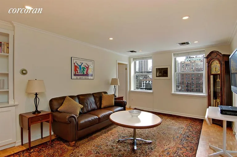 New York City Real Estate | View 253 West 73rd Street, 9C | Living Room is open and spacious. | View 3