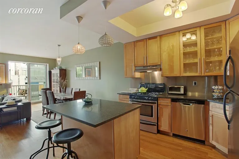 New York City Real Estate | View 191 Spencer Street, 5B | Kitchen / Dining Room | View 2