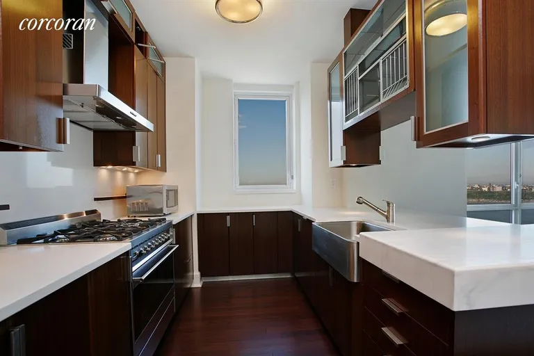 New York City Real Estate | View 60 Riverside Boulevard, 2903 | South-facing kitchen | View 2