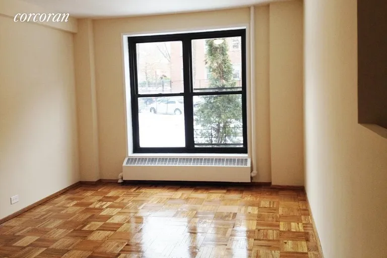 New York City Real Estate | View 210 Clinton Avenue, 1A | Bright and Airy Living room | View 2