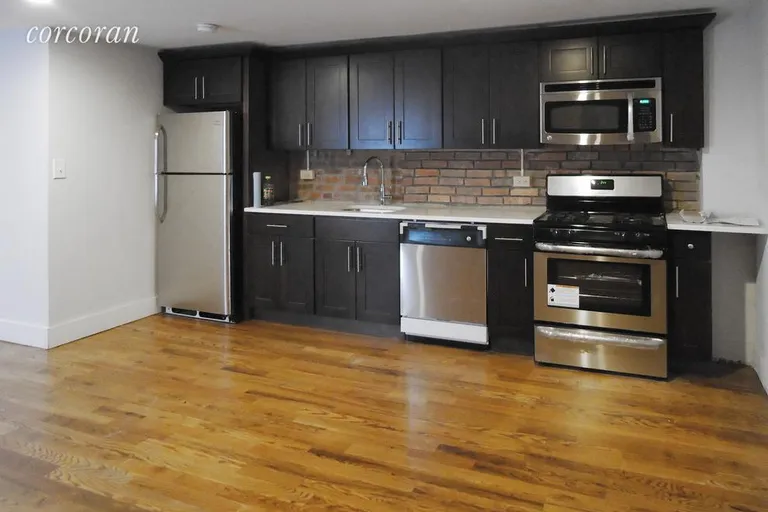 New York City Real Estate | View 913 Herkimer Street, #1 | Modern Kitchen w/ New Appliances | View 2