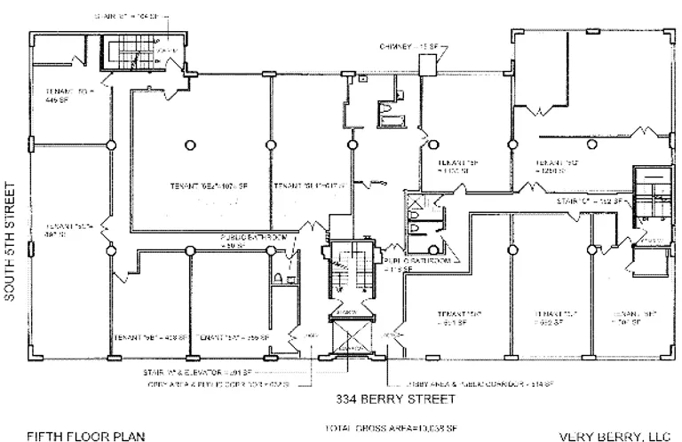 338 Berry Street, 5J | floorplan | View 1
