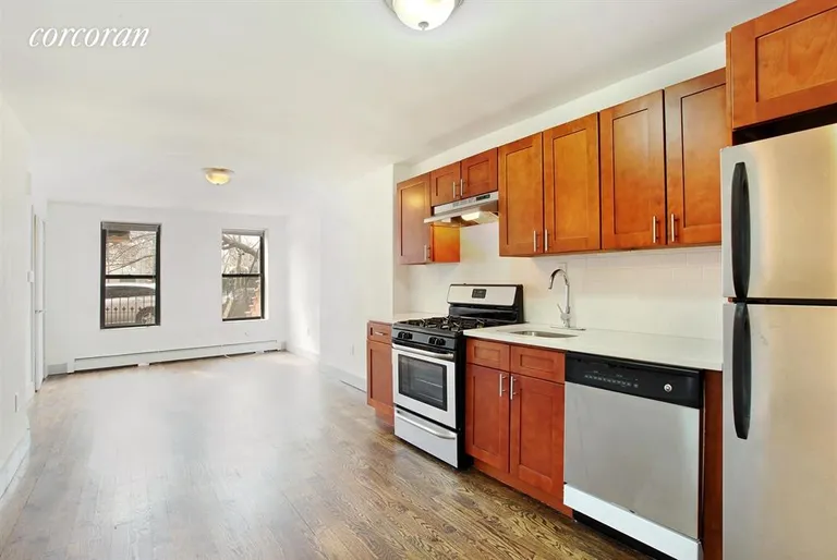 New York City Real Estate | View 189 Chauncey Street, 1 | Kitchen / Living Room | View 2