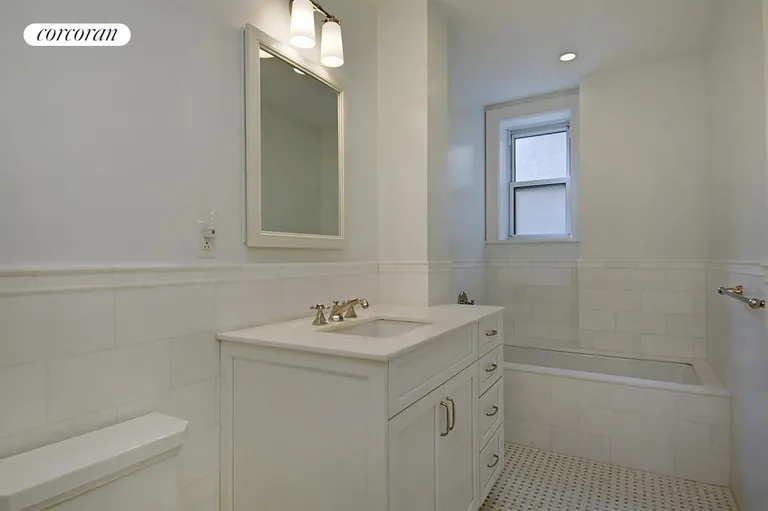 New York City Real Estate | View 215 West 88th Street, 8H | Brand new four-fixture immaculate bath | View 7