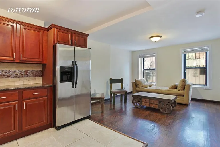 New York City Real Estate | View 847 Putnam Avenue, 1 | Kitchen / Living Room | View 2