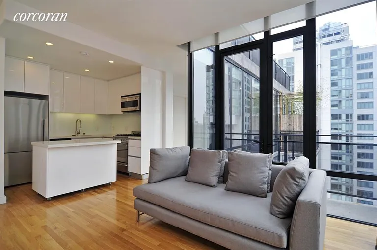 New York City Real Estate | View 148 East 24th Street, 15C | Living Room | View 2