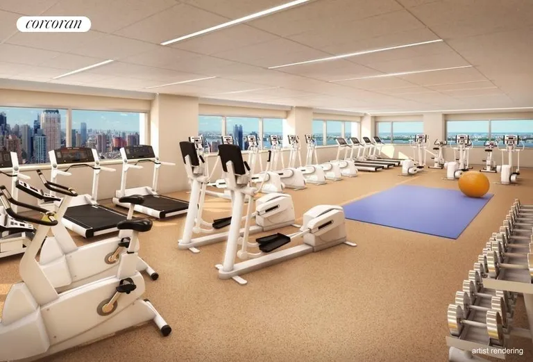 New York City Real Estate | View 322 West 57th Street, 53U | New state of the art fitness center on 57th Floor | View 6
